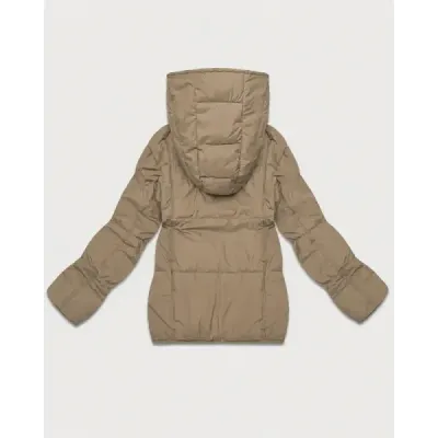 Prešívaná dámska prechodná bunda v béžovej farbe MODA6118/MODA6119