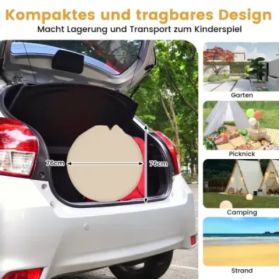NP12752SA  Vysúvací sieťovaný pavilón pre 4-6 osôb 310 x 270 cm skladací vonkajší kempingový stan s celoplošnou sieťovinou SKLADOM