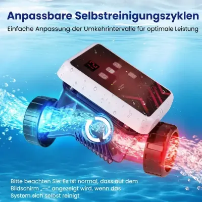 Chlórátor bazénovej soli s elektrolýzou slanej vody, časovačom a samočistiacim elektrolytickým zariadením pre bazény