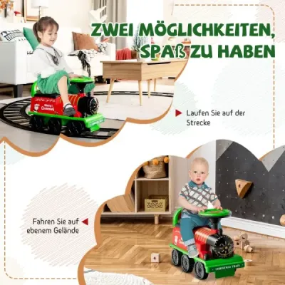 TQ10089DE-GN Elektrický detský vláčik 6V so 16 koľajničkami pre deti od 3 rokov SKLADOM