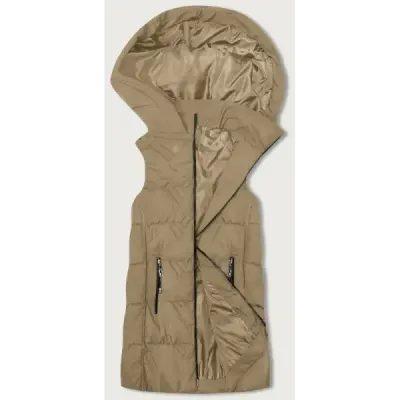 Dámska vesta s kapucňou S'West MODA8175 cappuccino