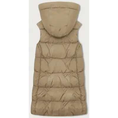 Dámska vesta s kapucňou S'West MODA8175 cappuccino
