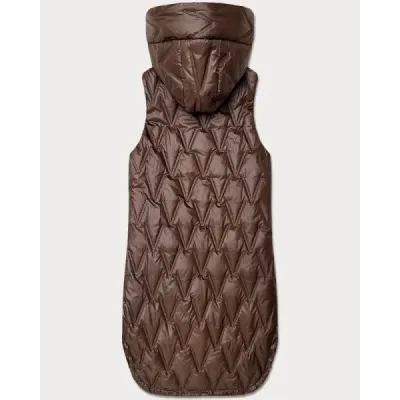 Tenké obojstranné tielko v čokoládovo-leopardovom vzore MODA6065