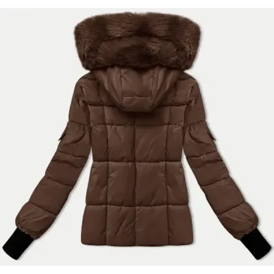 Dámska zimná bunda S\'west  MODA8303 čokoládová