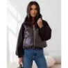 Tenká dámska bunda MODA114 čokoládová