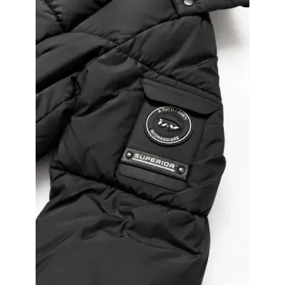Dámska puffer bunda MODA6061 čierna