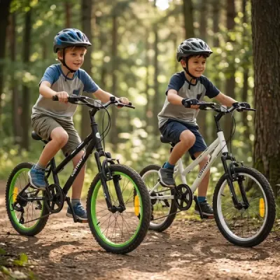 20-palcové detské horský bicykel s 7-rýchlostnou prehadzovačkou Shimano, nosnosť až 100 kg, čierne