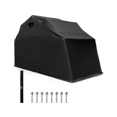 Plachta na motorku z oxfordskej tkaniny s kovovým rámom Vodotesná Zimovzdorná 345 x 137 x 190 cm