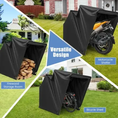 Plachta na motorku z oxfordskej tkaniny s kovovým rámom Vodotesná Zimovzdorná 345 x 137 x 190 cm