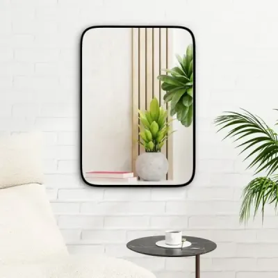 Kúpeľňové zrkadlo 70 x 50 cm veľké kozmetické zrkadlo s netrieštivou fóliou obdĺžnikové