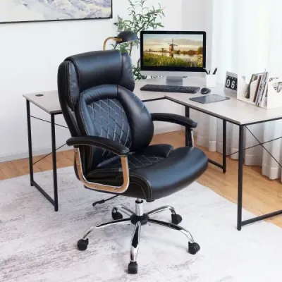 Manažérske kreslo ergonomické kancelárske kreslo s nosnosťou do 225 kg kancelárske kreslo s funkciou hojdania