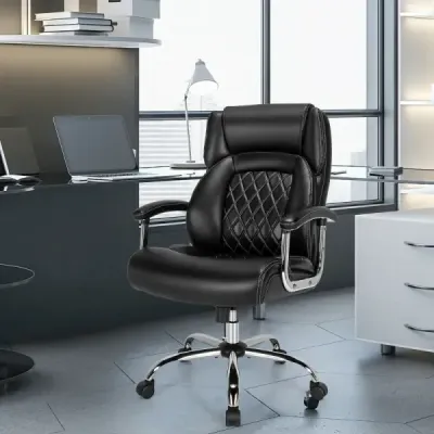 Manažérske kreslo ergonomické kancelárske kreslo s nosnosťou do 225 kg kancelárske kreslo s funkciou hojdania