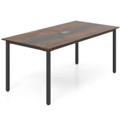 180 x 90 cm konferenčný stolík pre 8-10 osôb zasadací stôl obdĺžnikový seminárny stôl
