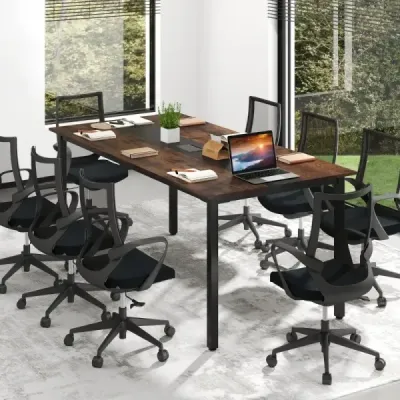 180 x 90 cm konferenčný stolík pre 8-10 osôb zasadací stôl obdĺžnikový seminárny stôl