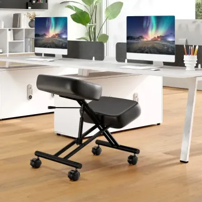 Ergonomická kolenná stolička s nakloneným sedadlom na úľavu od bolesti Ortopedická kancelárska stolička
