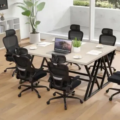 Ergonomická kancelárska stolička Stolička k písacímu stolu s bedrovou opierkou Nastaviteľná opierka hlavy Čierna