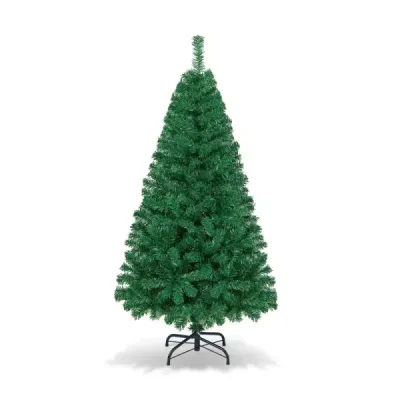 Vianočný stromček Umelý vianočný stromček s kovovým stojanom 150-240 cm Zelený-150 cm