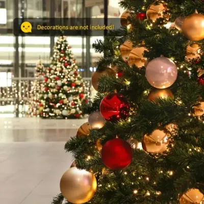 Umelý vianočný stromček 180 cm vianočný stromček s kovovým stojanom zelený