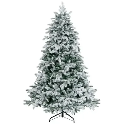 180 cm umelý vianočný stromček so svetlami a 260 LED diódami v teplej bielej