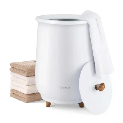 Ohrievač uterákov vedierko 23 L Veľký luxusný ohrievač uterákov 34 x 54 cm Biela