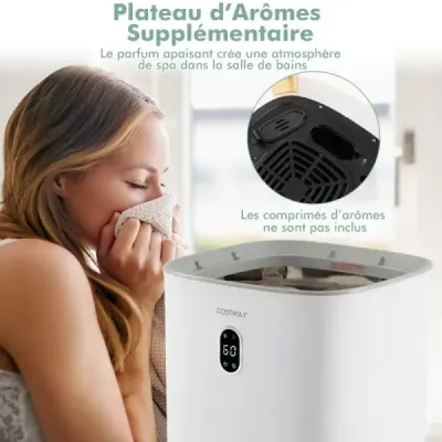 35L Veľký ohrievač uterákov s časovačom Elektrický sušič uterákov Stropný ohrievač biely