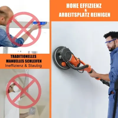 Brúska na kamenné podlahy Brúska na stropy Systém zberu prachu Brúska na steny 750W / 800-1750 ot/min / Ø225 mm
