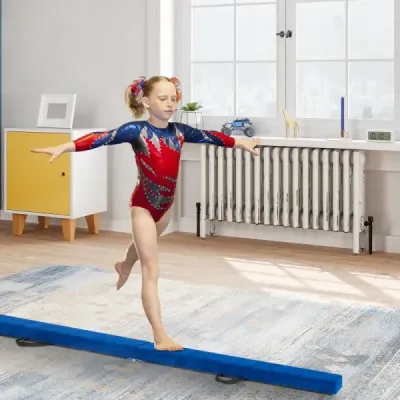 2.1M Balance Beam Gymnastický tréning Skladací odolný Fitness Black