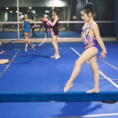 2.1M Balance Beam Gymnastický tréning Skladací odolný Fitness Black