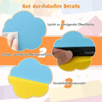 5 TLG. Mäkké stavebné bloky na lezenie a posúvanie Obrovské stavebné bloky Oranžová farba