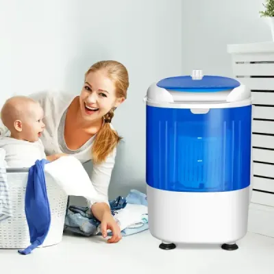 Mini práčka cestovná práčka práčka so sušičkou modrá