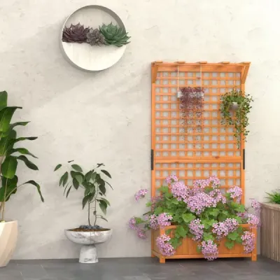 Box na sadenie s mriežkou a strechou a mriežkou a drenážnymi otvormi Box na sadenie záhradná mriežka