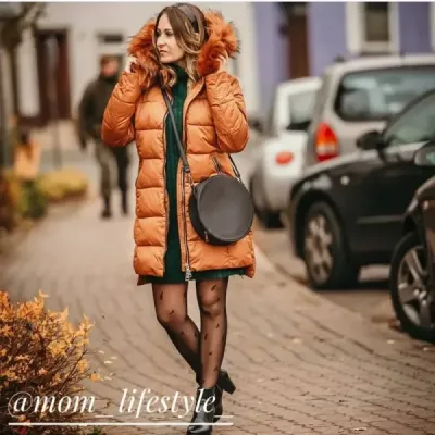 Dámska zimná bunda MODA702 fialová