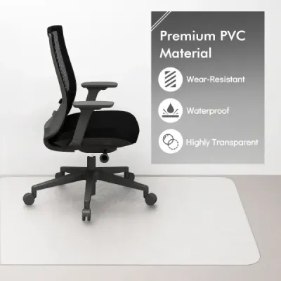 180 x 160 cm podložka pod kancelárske stoličky Transparentná PVC ochranná rohož na podlahu Ochranná rohož na podlahu