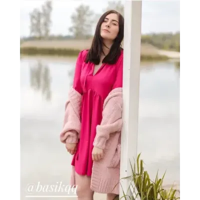 Dámske šaty MODA208 červené