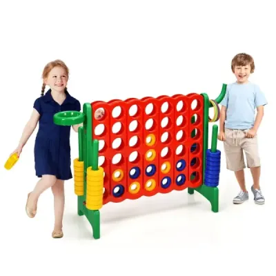 Veľká sada zápaliek 4 Jumbo Match 4 84 x 33 x 79 cm Červená + zelená