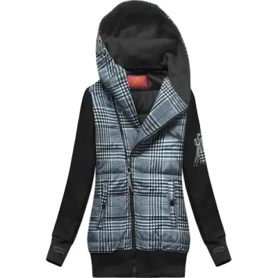 Dámska teplá mikina MODA611 čierna