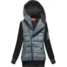 Dámska teplá mikina MODA611 čierna