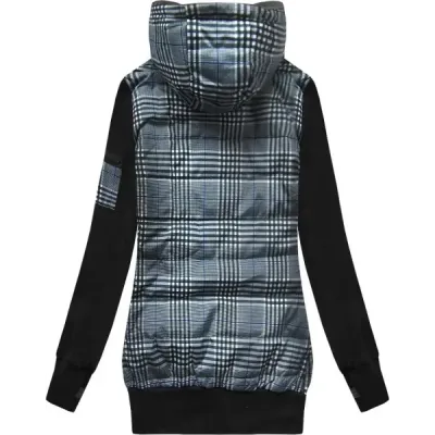 Dámska teplá mikina MODA611 čierna