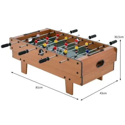 Hrací stôl 4 v 1 biliardový stôl a stolný tenis a vzdušný hokej a stolný futbal 81 x 43 x 30,5 cm