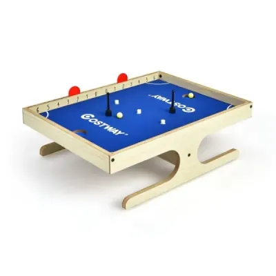 Stolová hra Magnetická spoločenská hra pre 2 hráčov Mini stolný futbal s 2 loptičkami a 2 rúčkami 45 x 33,5 x 14 CM