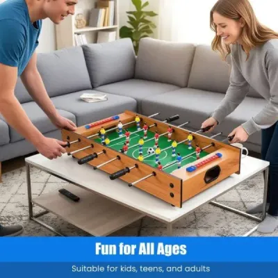 2 v 1 multifunkčný stolný futbal a vzdušný hokej obsahuje všetko príslušenstvo pre dospelých a deti, zelená