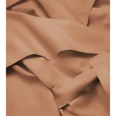 Dámsky kabát MODA747 camel