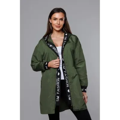 Dámska prechodná bunda MODA8145 khaki