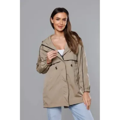 Dámska jarná bunda MODA8119 béžová