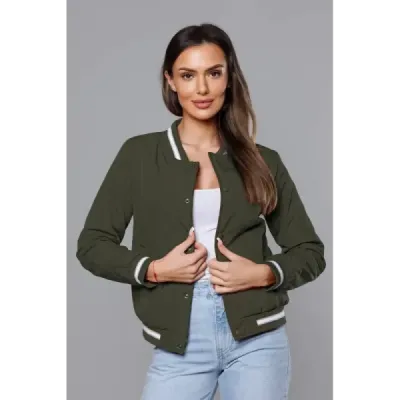 Dámska bunda typu bombera MODA9070 army