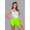 Dámske športové kratasy MODA951 zeleno-neonové