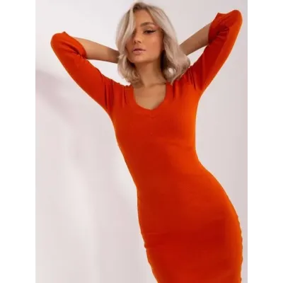 Dámske šaty MODA5579 orange