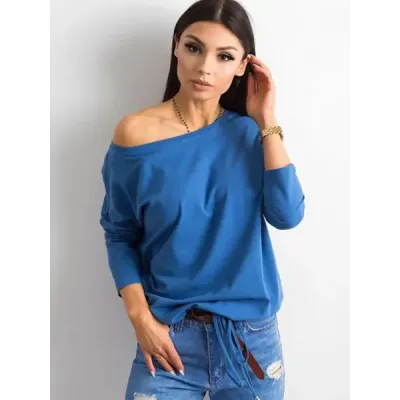 Dámska blúzka MODA4691 modrá