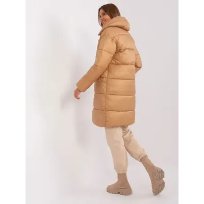 Lahká dámska zimná bunda MODA8310 camel