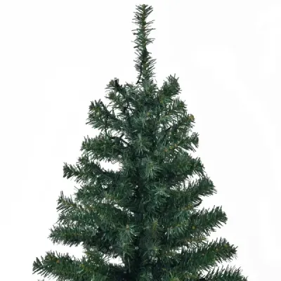 Costway Weihnachtsbaum Künstlicher Tannenbaum mit LED-Lichterketten Christbaum beleuchtet 210cm